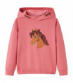 Kids' Hooded Sweatshirt Old Pink 116