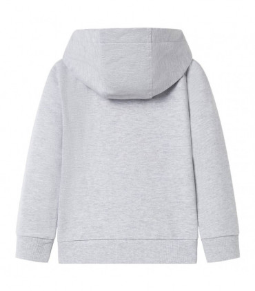 Kids' Hooded Sweatshirt with Zip Grey 92
