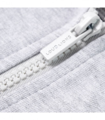 Kids' Hooded Sweatshirt with Zip Grey 92