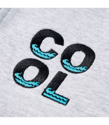 Kids' Hooded Sweatshirt with Zip Grey 92