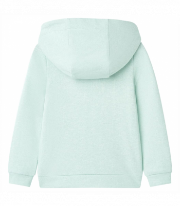 Kids' Hooded Sweatshirt with Zip Light Mint Mix 92