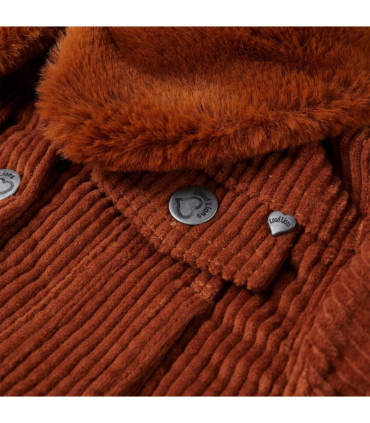 Kids' Jacket Corduroy Cognac 128