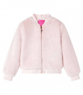 Kids' Jacket Faux Fur Soft Pink 116