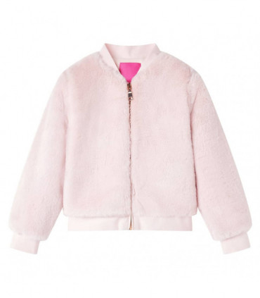 Kids' Jacket Faux Fur Soft Pink 116