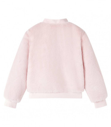 Kids' Jacket Faux Fur Soft Pink 116