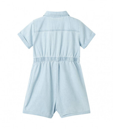 Kids' Onesie with Short Sleeves Soft Blue 92