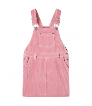 Kids' Overall Dress Corduroy Light Pink 116