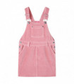 Kids' Overall Dress Corduroy Light Pink 116