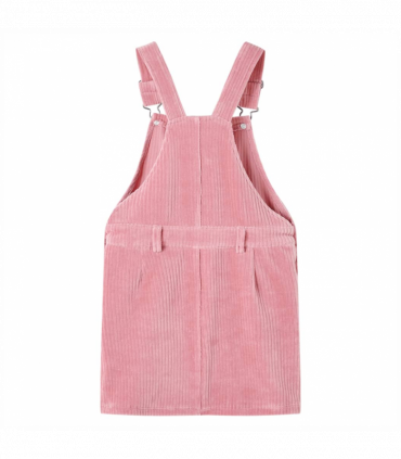 Kids' Overall Dress Corduroy Light Pink 116
