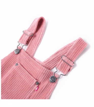Kids' Overall Dress Corduroy Light Pink 116