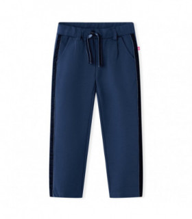Kids' Pants with Black Trims Navy 116