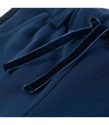 Kids' Pants with Black Trims Navy 116
