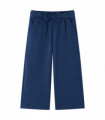 Kids' Pants with Wide Legs Navy 128