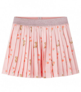 Kids' Pleated Skirt Light Orange 140