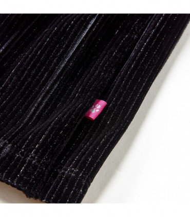 Kids' Pleated Skirt with Lurex Black 104