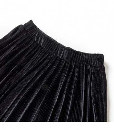 Kids' Pleated Skirt with Lurex Black 116