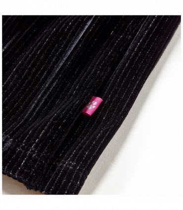 Kids' Pleated Skirt with Lurex Black 128