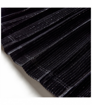 Kids' Pleated Skirt with Lurex Black 128