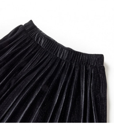 Kids' Pleated Skirt with Lurex Black 92