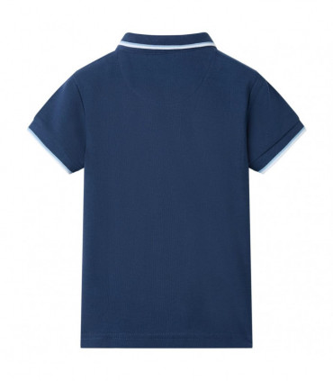 Kids' Polo Shirt Dark Blue 104