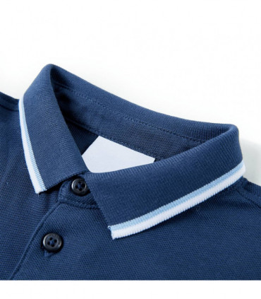 Kids' Polo Shirt Dark Blue 104