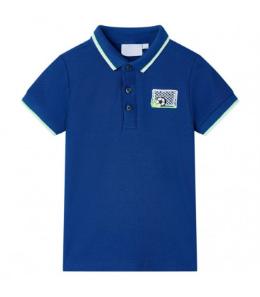 Kids' Polo Shirt Dark Blue 116
