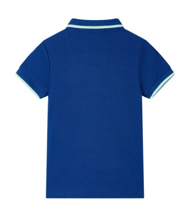 Kids' Polo Shirt Dark Blue 140