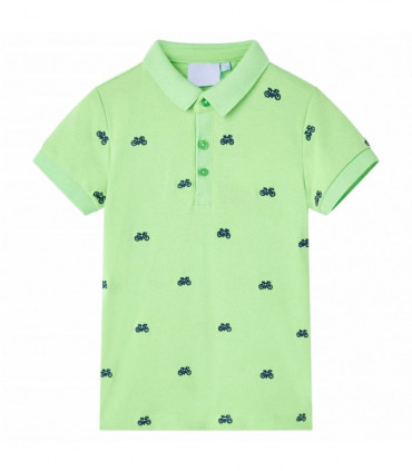 Kids' Polo Shirt  Neon Green 116
