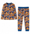 Kids' Pyjamas with Long Sleeves Cognac 128