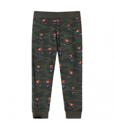 Kids' Pyjamas with Long Sleeves Khaki 116