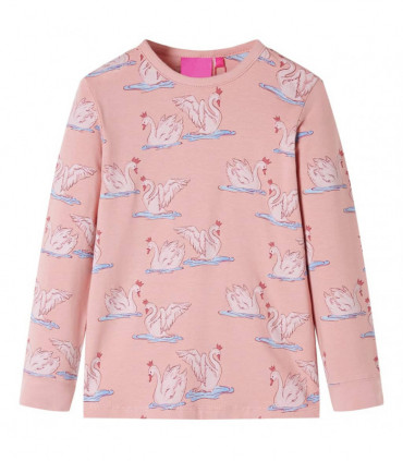 Kids' Pyjamas with Long Sleeves Light Pink 116