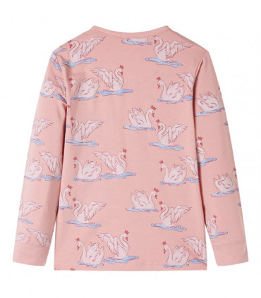 Kids' Pyjamas with Long Sleeves Light Pink 128