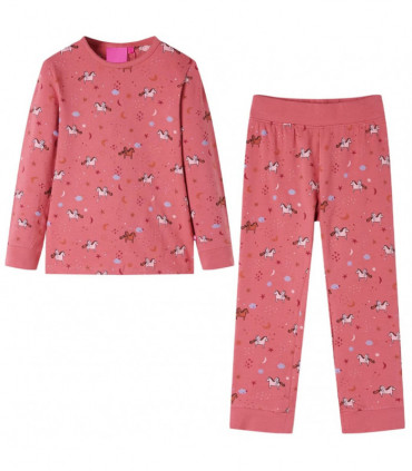 Kids' Pyjamas with Long Sleeves Old Pink 104