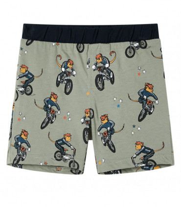 Kids' Pyjamas with Short Sleeves Light Khaki 104