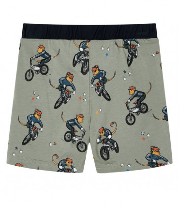 Kids' Pyjamas with Short Sleeves Light Khaki 92