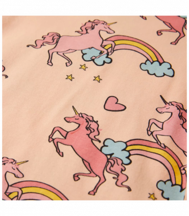 Kids' Pyjamas with Short Sleeves Light Orange 116