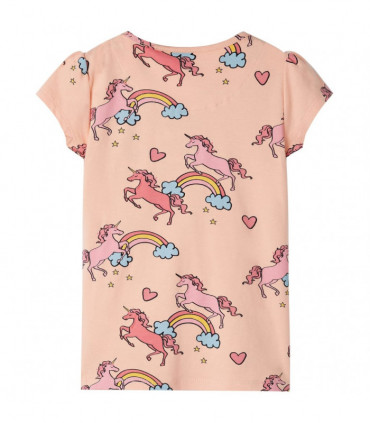 Kids' Pyjamas with Short Sleeves Light Orange 128