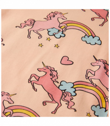 Kids' Pyjamas with Short Sleeves Light Orange 92