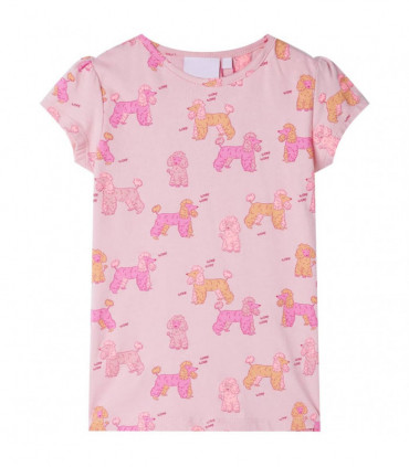Kids' Pyjamas with Short Sleeves Light Pink 116