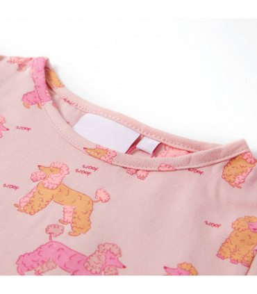 Kids' Pyjamas with Short Sleeves Light Pink 116