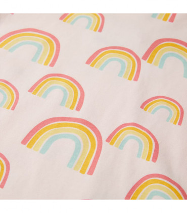 Kids' Pyjamas with Short Sleeves Soft Pink 104