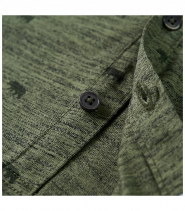 Kids' Shirt Khaki Melange 116