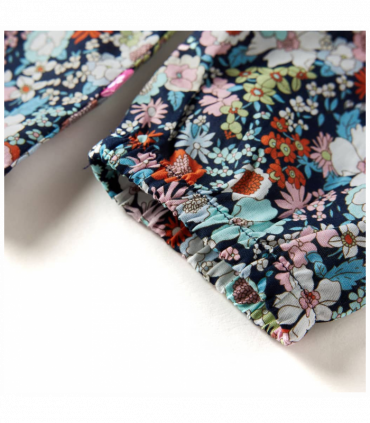 Kids' Shirt with Long Sleeves Dark Blue 104