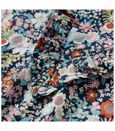 Kids' Shirt with Long Sleeves Dark Blue 128