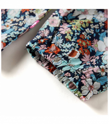 Kids' Shirt with Long Sleeves Dark Blue 128