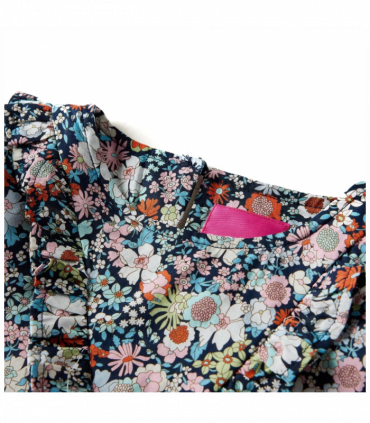 Kids' Shirt with Long Sleeves Dark Blue 92