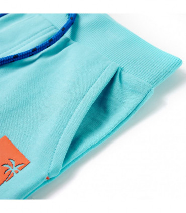 Kids' Shorts with Drawstring Aqua 128