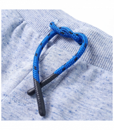 Kids' Shorts with Drawstring Blue Melange 128