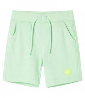 Kids' Shorts with Drawstring Bright Green 128
