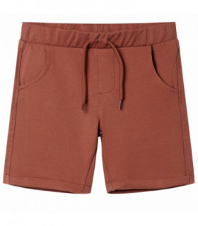 Kids' Shorts with Drawstring Brown 116